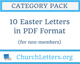 10 Easter Letters - Category Pack