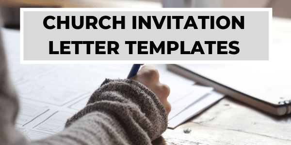 How To Write A Letter Of Invitation To A Church