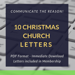 10 Christmas Themed Church Letters