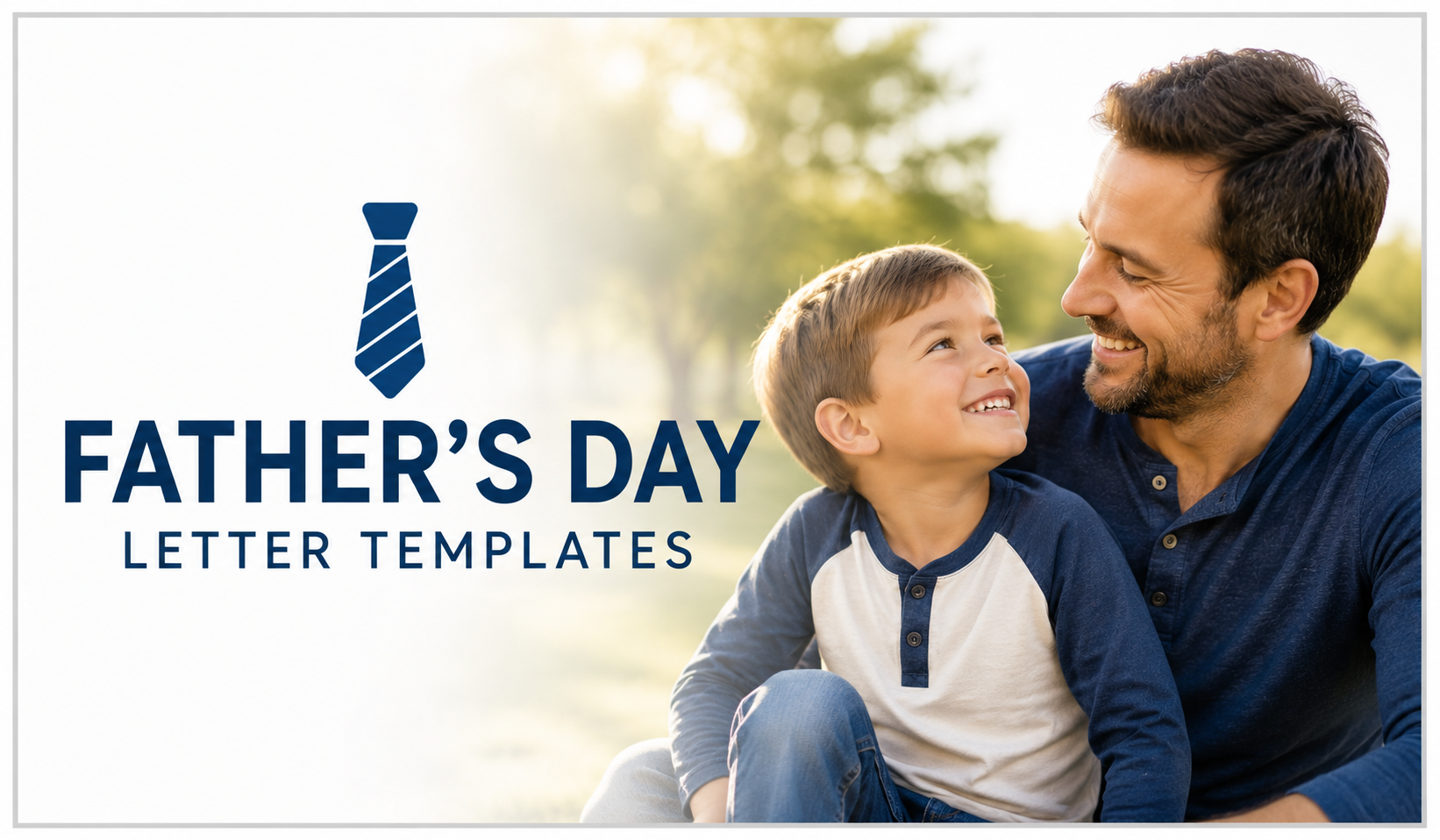 Father's Day Letter Templates